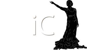 300x174 Silhouette Of A Female Dancer Reaching Out Her Hand