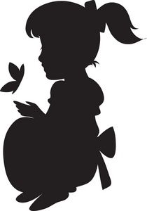 210x300 Little Girl Silhouette Reaching