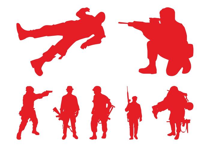 700x490 Soldiers Silhouettes Graphics