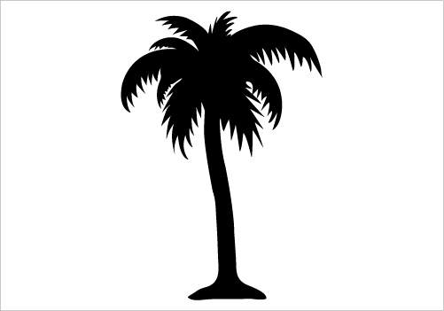 501x351 Palm Tree Silhouette Graphics Silhouette Graphics