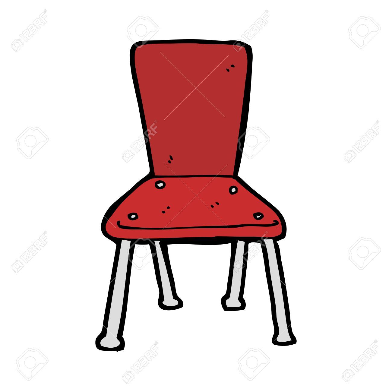 1300x1300 Cartoon Old School Chair Royalty Free Cliparts, Vectors, And Stock