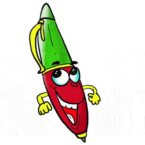 500x500 Pencil Clipart Silly