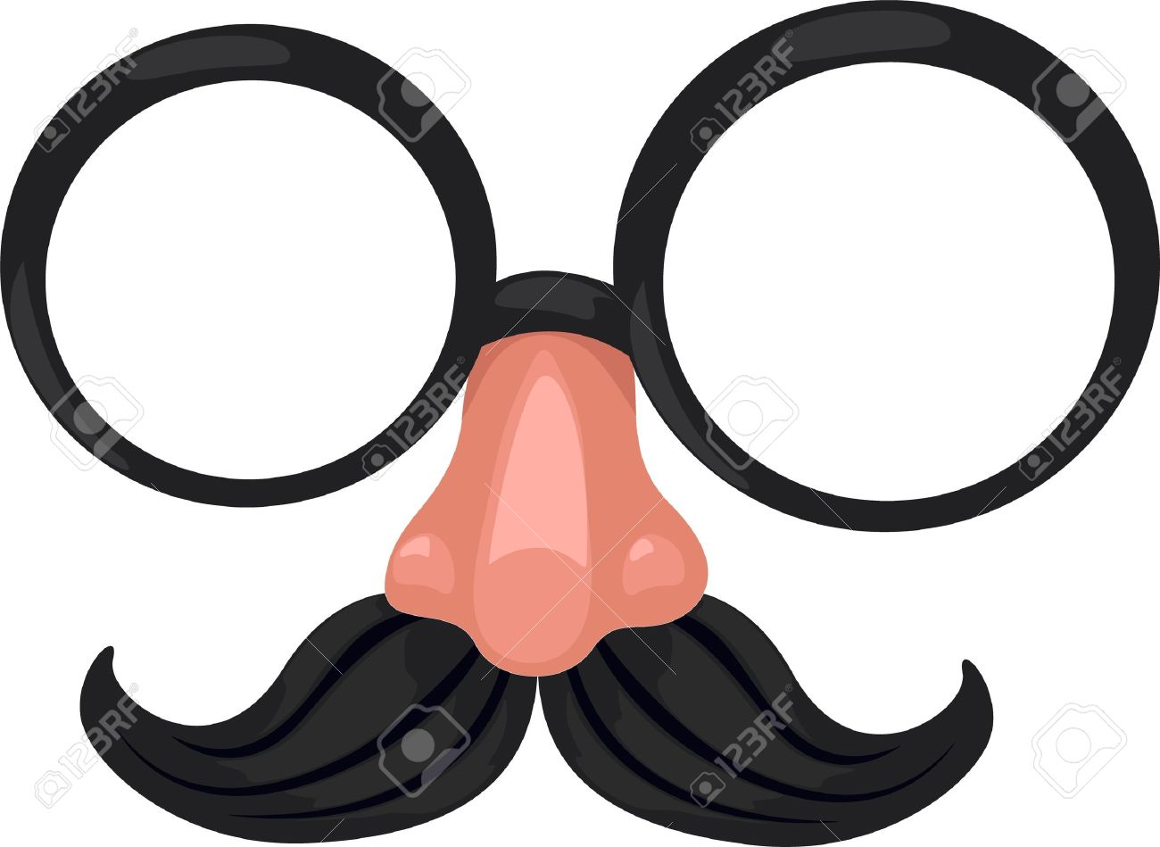 1300x949 Illustration Clown Glasses Vector File Royalty Free Cliparts