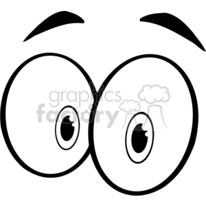 300x300 Royalty Free Surprised Eyes 383598 Vector Clip Art Image