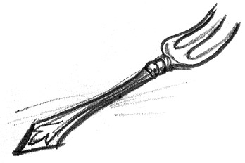 348x232 Silver Fork Clipart