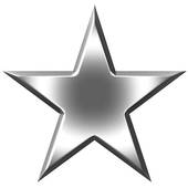 170x170 Silver Star Clip Art Clipart