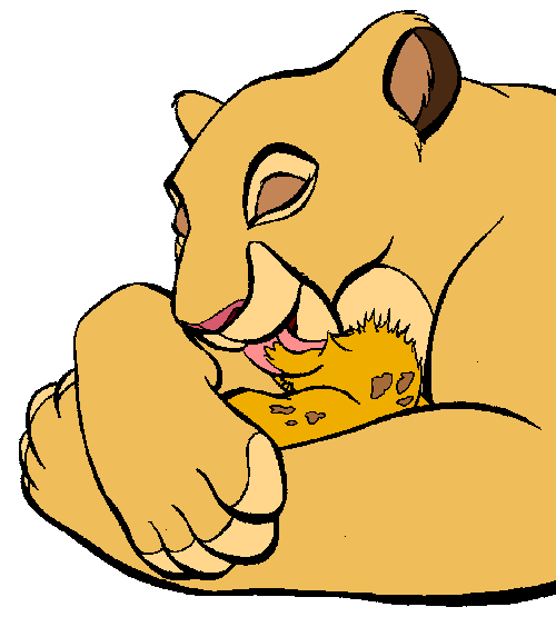 500x555 Lion King Baby Clip Art