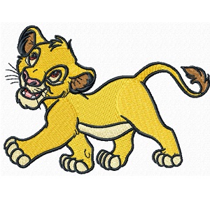 300x301 Lion King Iron On Patch