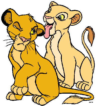 388x429 Simba And Nala Clip Art Disney Clip Art Galore