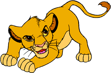 358x236 Baby Simba Clipart