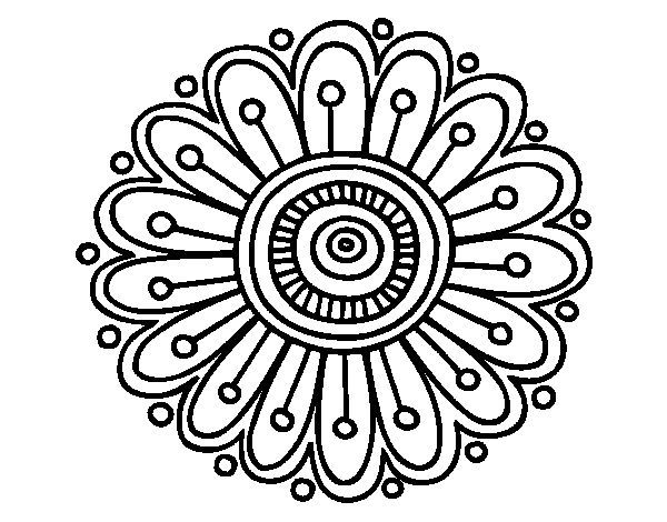 600x470 Simple Clipart Mandala