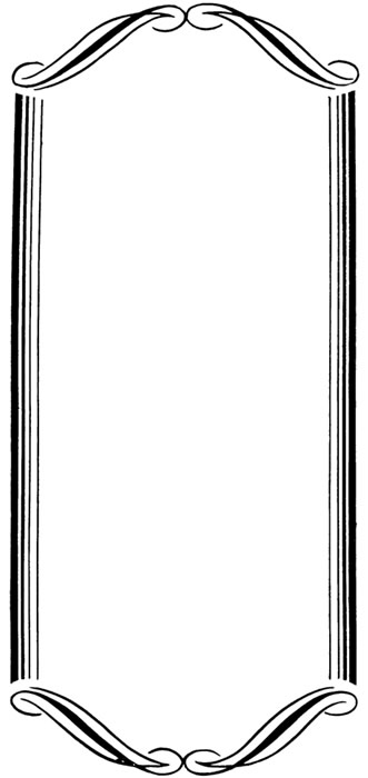 331x700 Victorian Border Clipart