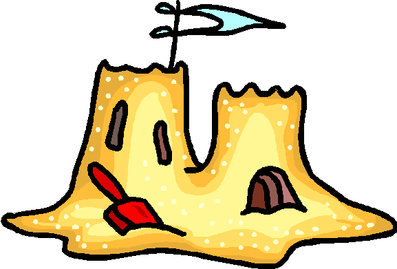 577x391 Simple Clipart Sand Castle