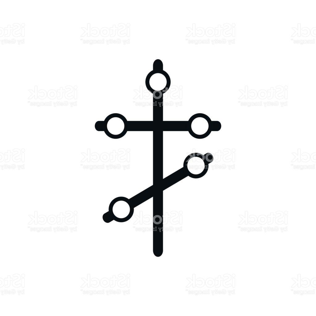 1024x1024 Orthodox Cross Icon In Simple Style Vector