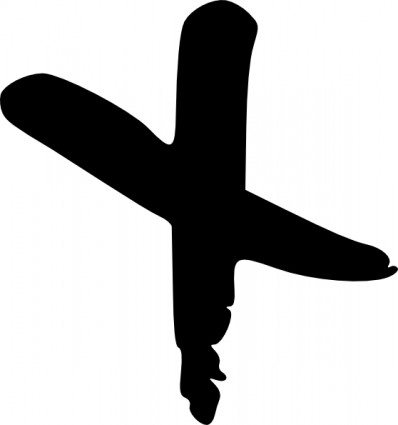 398x425 Simple Black Cross Clip Art Free Clipart Images 2