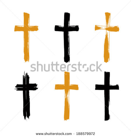 450x470 Brush Clipart Cross