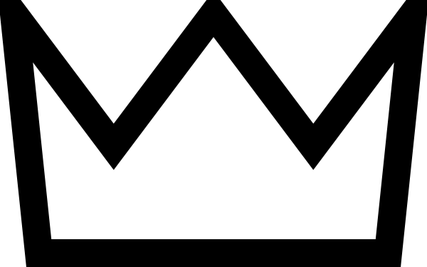 600x375 Simple Crown Clip Art