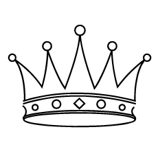 230x230 Top 30 Free Printable Crown Coloring Pages Online