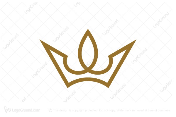 600x400 Unique Simple Crown Logo