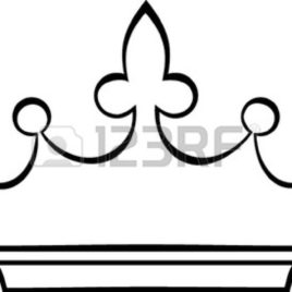 268x268 Simple Crown Coloring Page Kids Drawing And Coloring Pages
