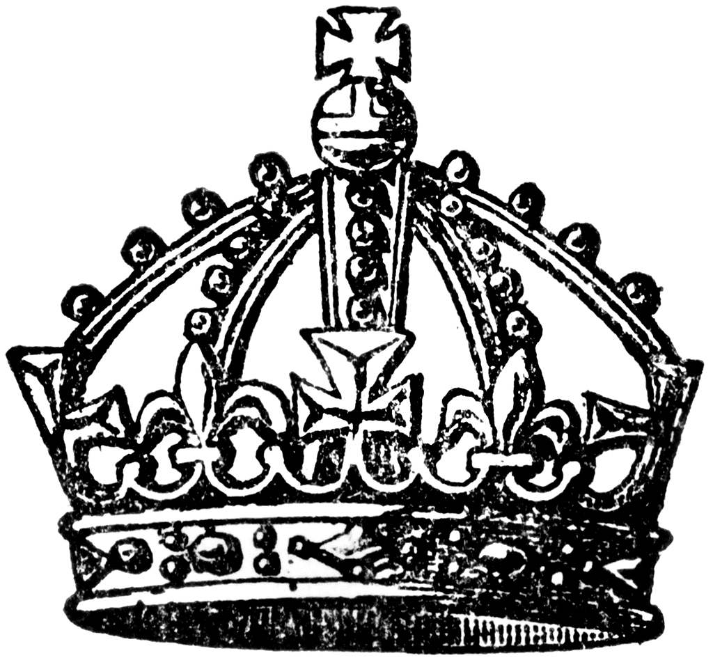1024x948 Crown Clipart Line Drawing