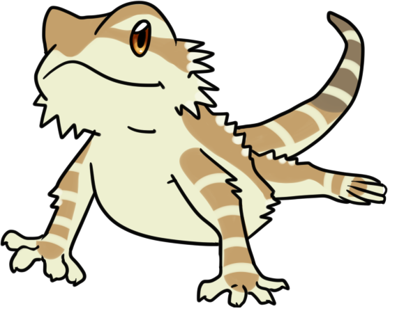 569x447 Top 91 Bearded Dragon Clip Art