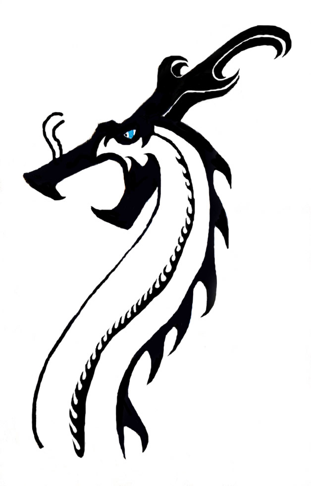 628x981 Simple Chinese Dragon Design By Roninvalkyrie