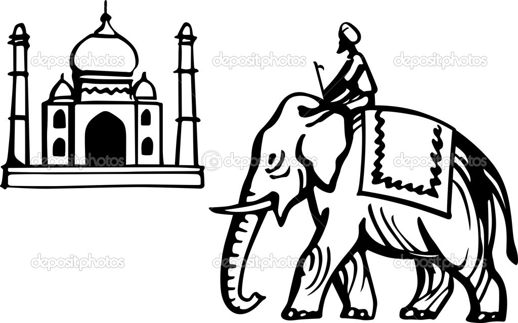 1024x639 Free Indian Elephant Clipart Image