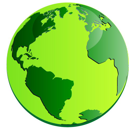 520x520 Globe Vector Graphic Clipart Panda