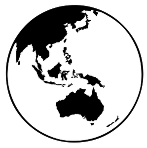 298x300 20272 Clipart Earth Globe Black White Public Domain Vectors