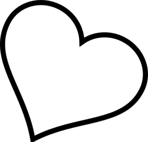 298x285 Clipart Outline Heart