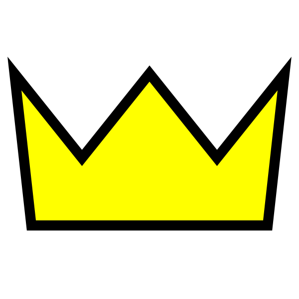 600x600 Yellow Crown Png Clip Art