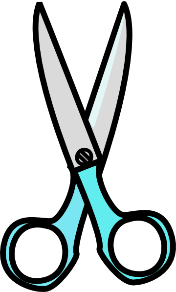 360x597 Scissors Clipart Black And White Free Images 4