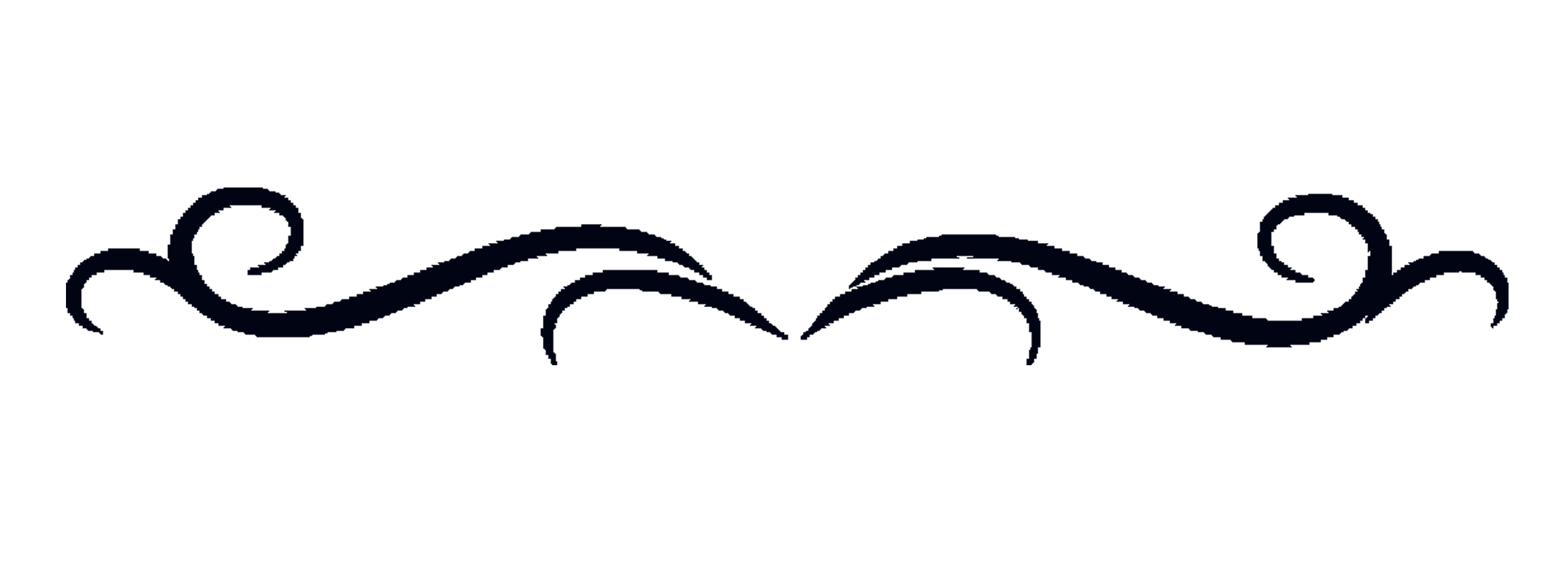 2400x900 Black Scroll Design