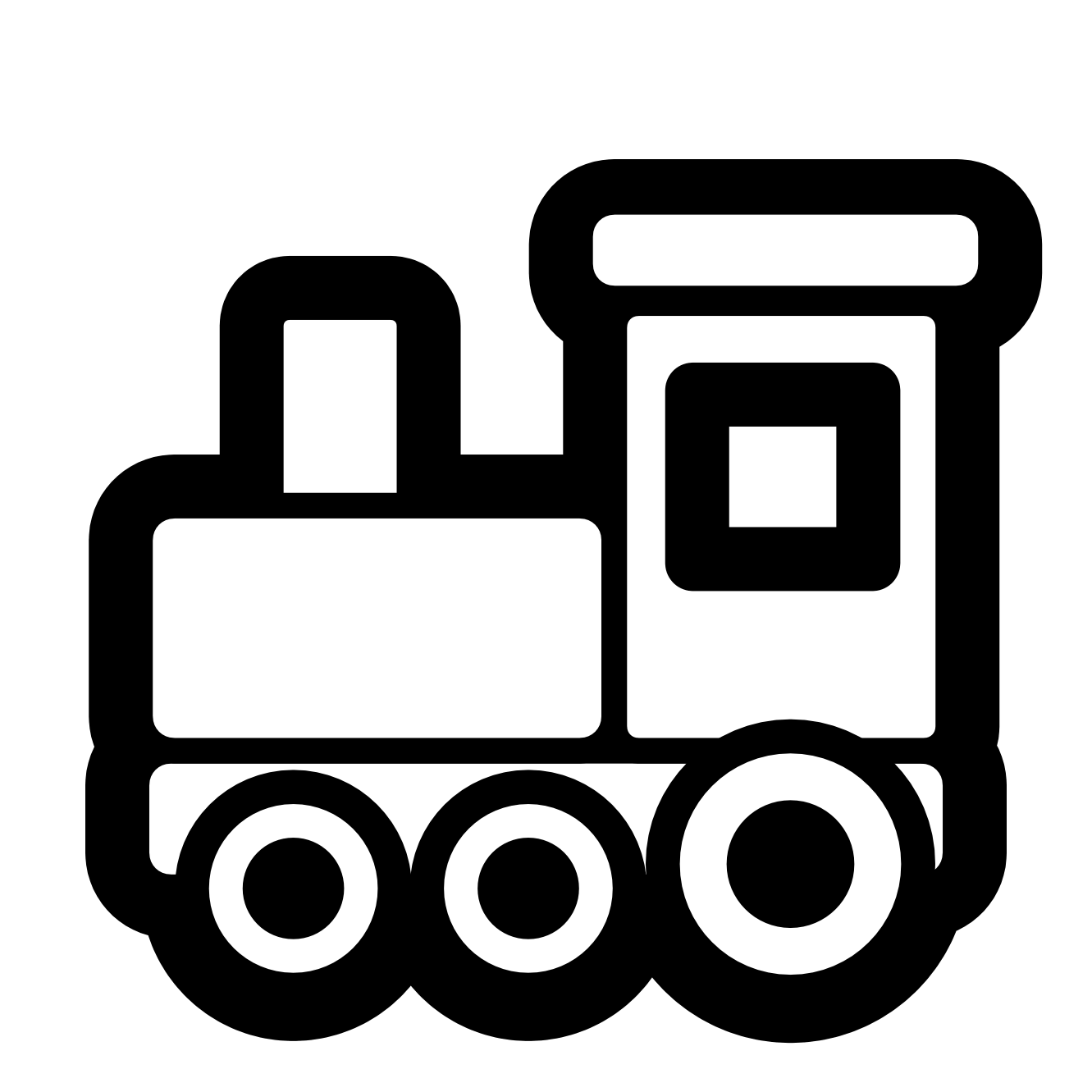 1331x1331 Simple Train Cliparts