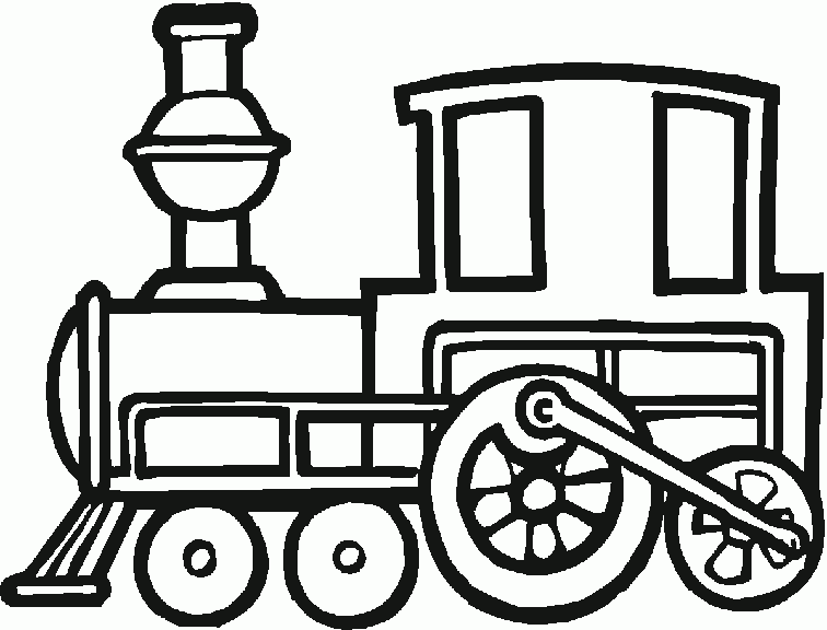 756x576 Train Coloring Pages