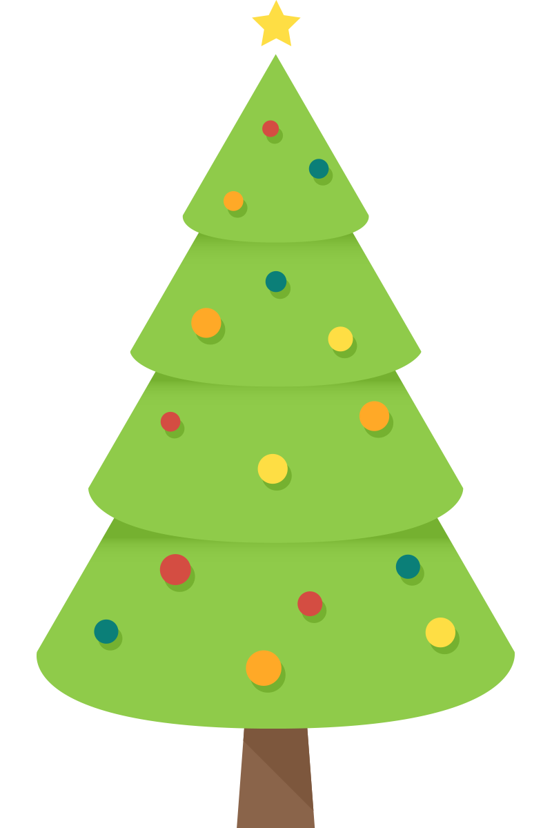 800x1200 Simple Christmas Tree Clip Art Merry Christmas Amp Happy New Year Arts