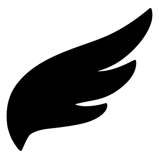 512x512 Simple Wing Silhouette