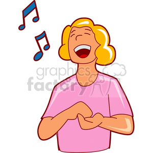 300x300 Royalty Free Singer303 150244 Clip Art Images, Illustrations