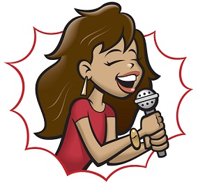 284x263 Singer Clipart