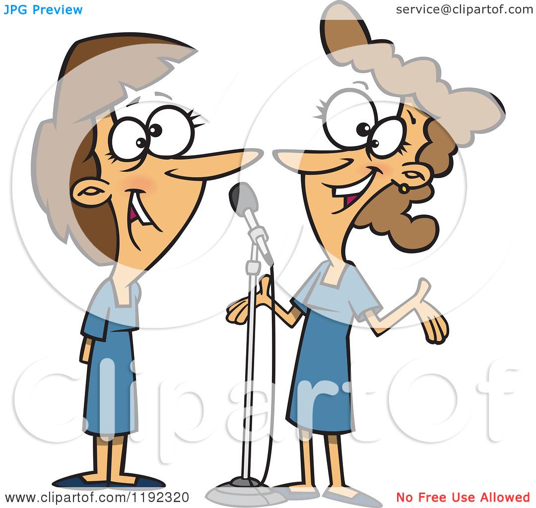 1080x1024 Singer Clipart Duet