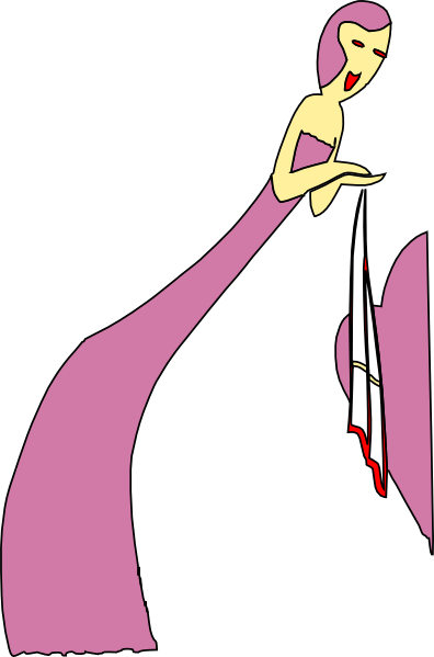 396x599 Cartoon Singer Clip Art