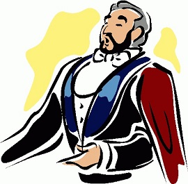 270x265 Opera Singer Clip Art Cliparts