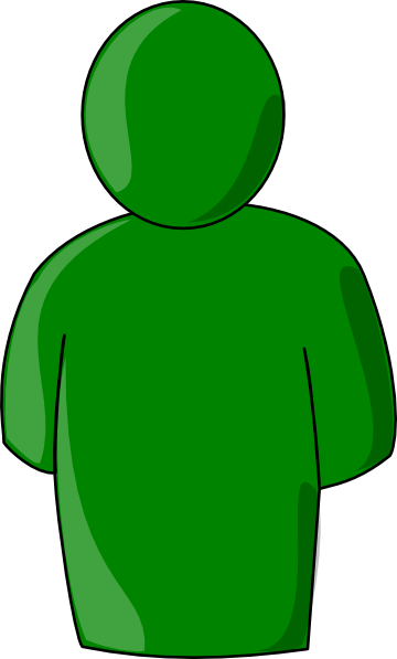 360x597 Single User Green Clip Art