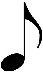 146x247 Quaver Eighth Note