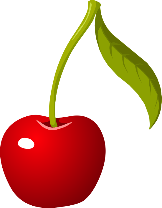 550x706 Single Cherry Clipart