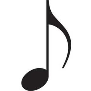 300x300 Single Musical Note Music