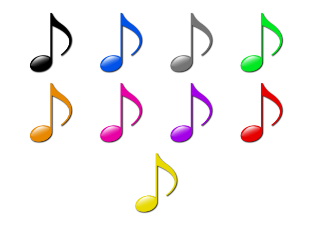 640x462 Musical Note Graphics