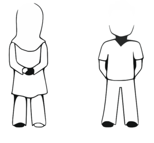 300x279 Sister Brother Noface Clip Art