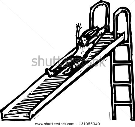 450x422 Slide Clipart Black And White